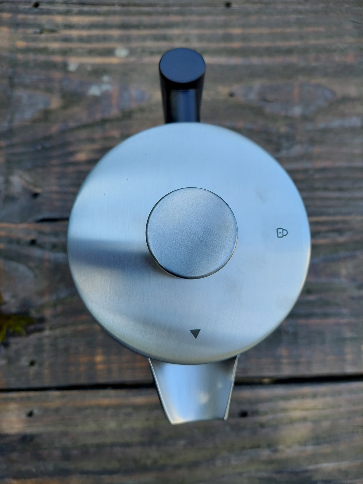 Cafetière à piston double parois isotherme.