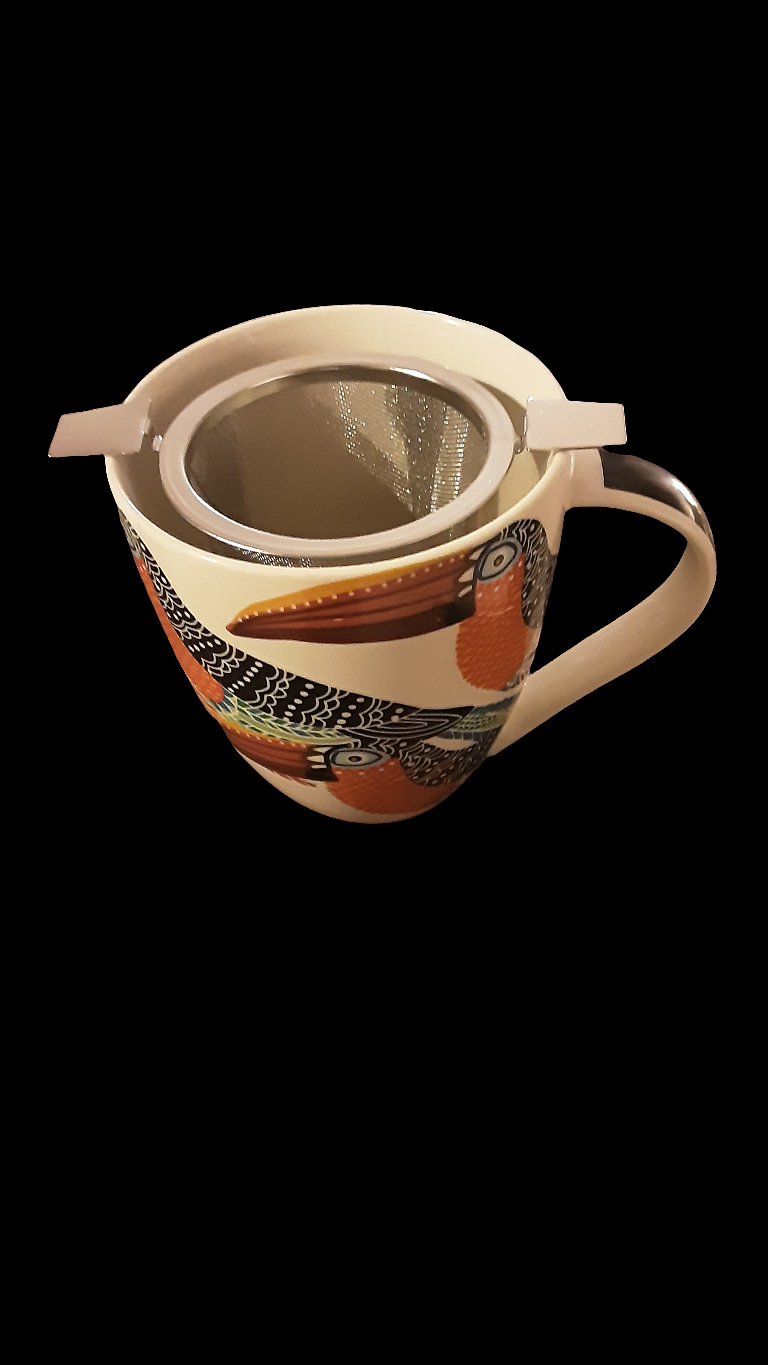 Préparation de thé ou tisane : Filtre inox 2 branches