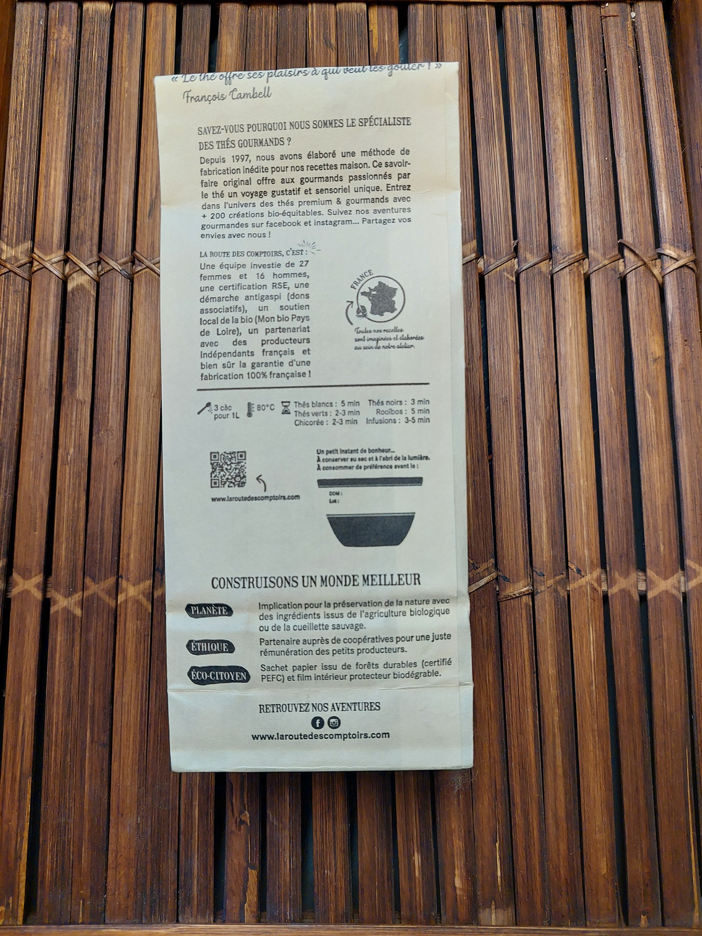 Tisane ROOÏBOS BAMBINO - coco, banane, framboise